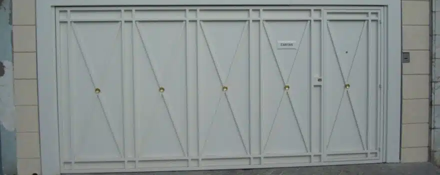 Modelos de Portões de Ferro com Chapa