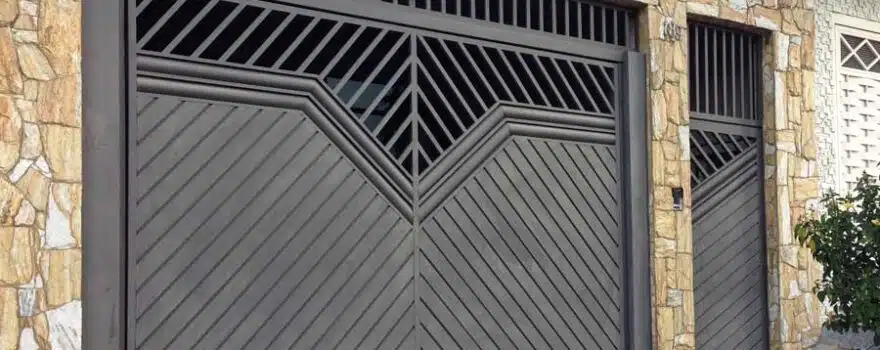 Modelos de Portões de Ferro com Chapa
