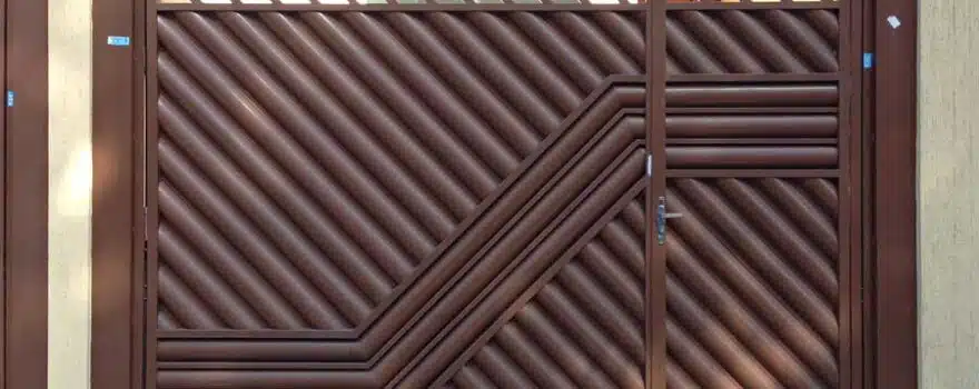 Modelos de Portões de Ferro com Chapa