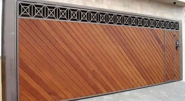 Modelos de Portões de Ferro com Madeira