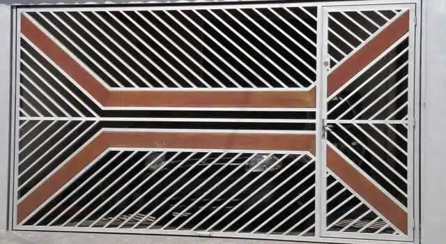 Modelos de Portões de Ferro com Madeira