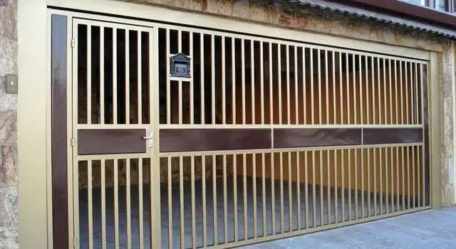 Modelos de Portões de Ferro com Madeira