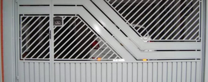 Modelos de Portões de Ferro com Chapa