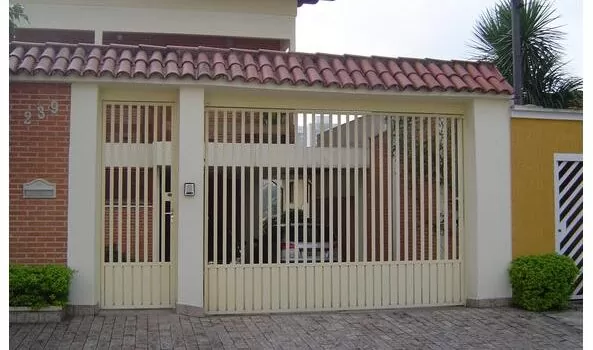 Modelos de Portões de Ferro com Chapa